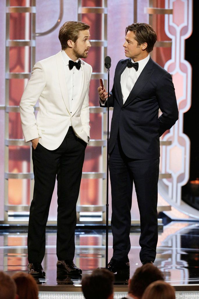 Райън Gosling and Brad Pitt