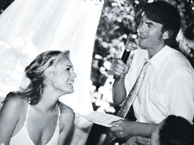 Γάμος Day Details: Rebecca Romijn & Jerry O'Connell