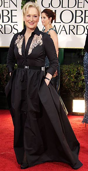 Мерил Streep - Golden Globes - Alessandra Rich - Fred Leighton