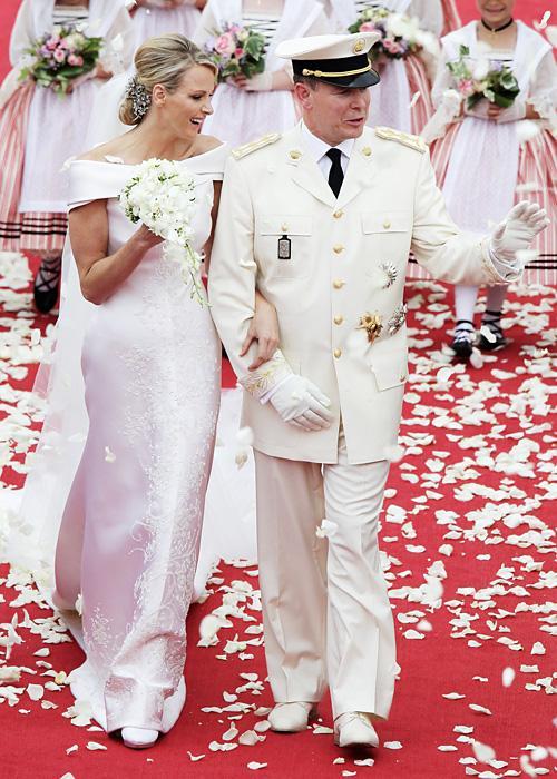 Знаменитост Wedding Photos - Charlene Wittstock and Prince Albert of Monaco