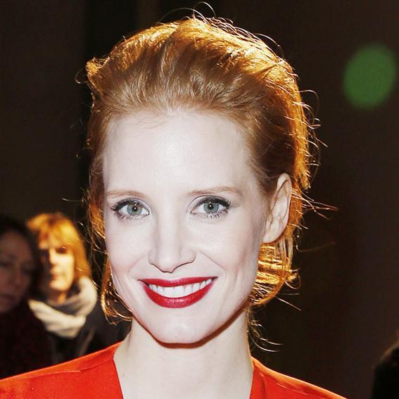 Звезди In Red Lips - 2013 - Jessica Chastain