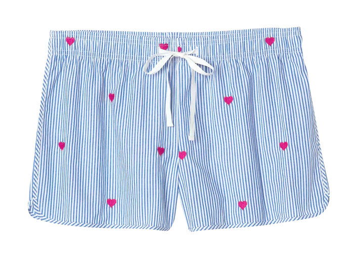 Χάσμα Heart Embroidered Sleep Shorts