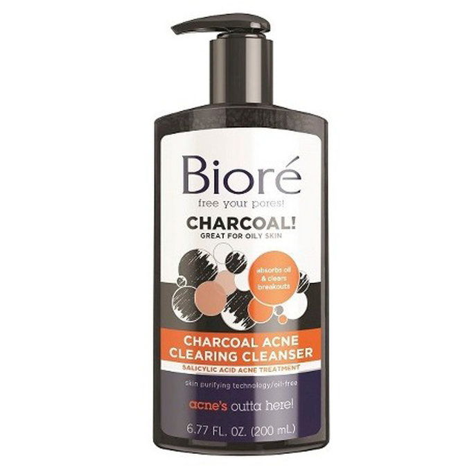 Biore Charcoal Acne Daily Cleanser 