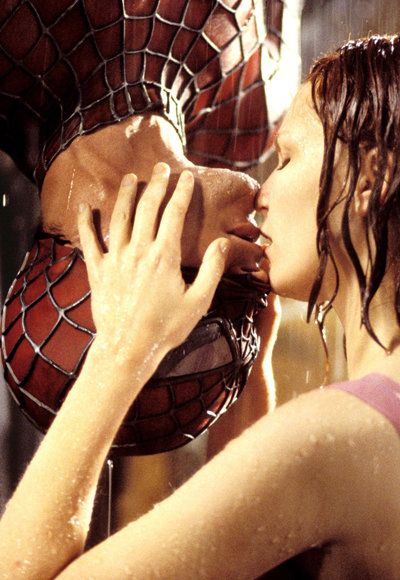 портретен Kisses - Spiderman - Kirsten Dunst