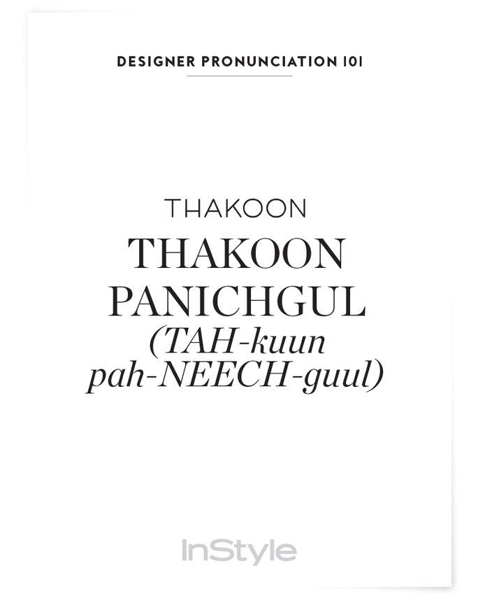 Thakoon Panichgul