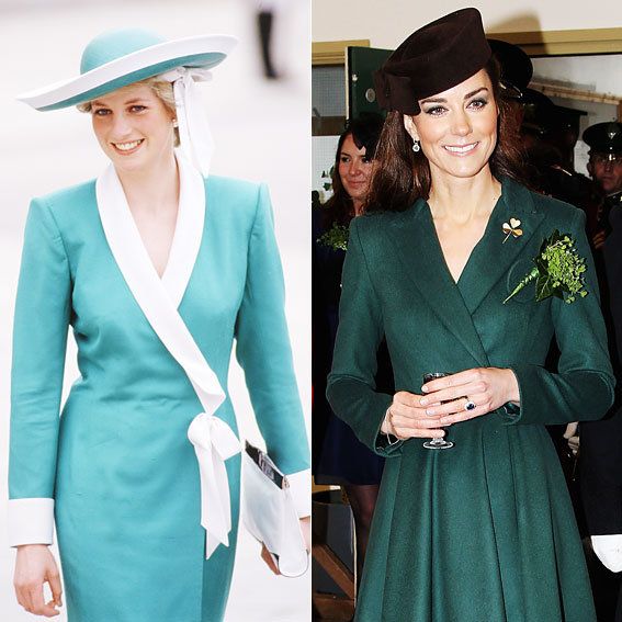 принцеса Diana and Kate Middleton's Similar Style