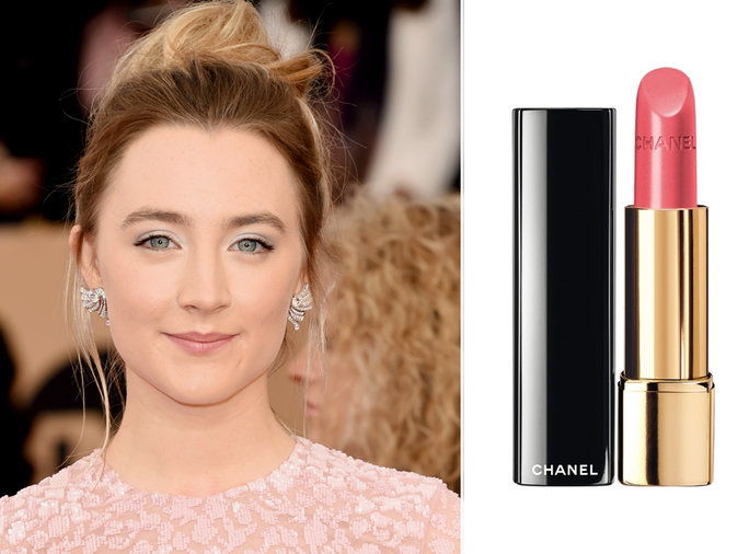 Saoirse Ronan Pink Lips at the 2016 SAG Awards