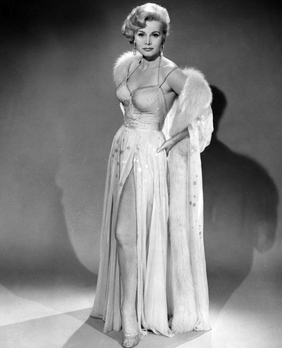 Zsa Zsa Gabor Poses for the Camera