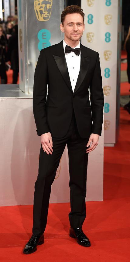 2015 BAFTA Arrivals - Tom Hiddleston 