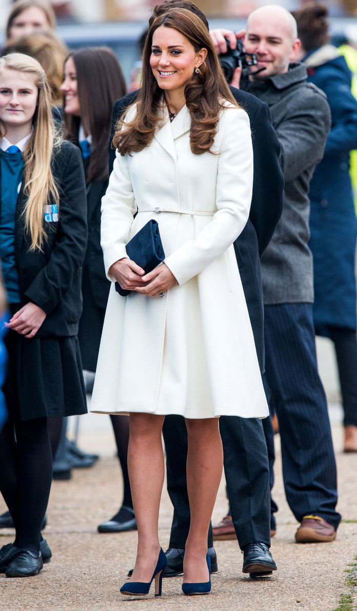 Най- Duchess Of Cambridge Visits Portsmouth