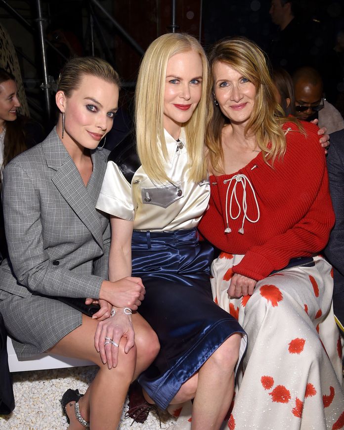 Margot Robbie, Nicole Kidman, and Laura Dern
