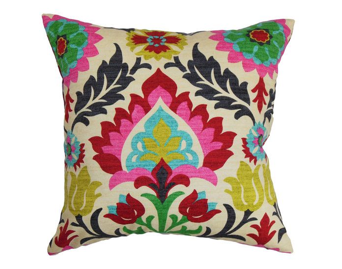 Για the Boho Girl: The Pillow Collection Pink Boho Pillow