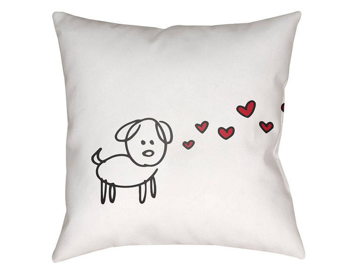 Για the Dog Lover: Surya Pawfect Love Pillow