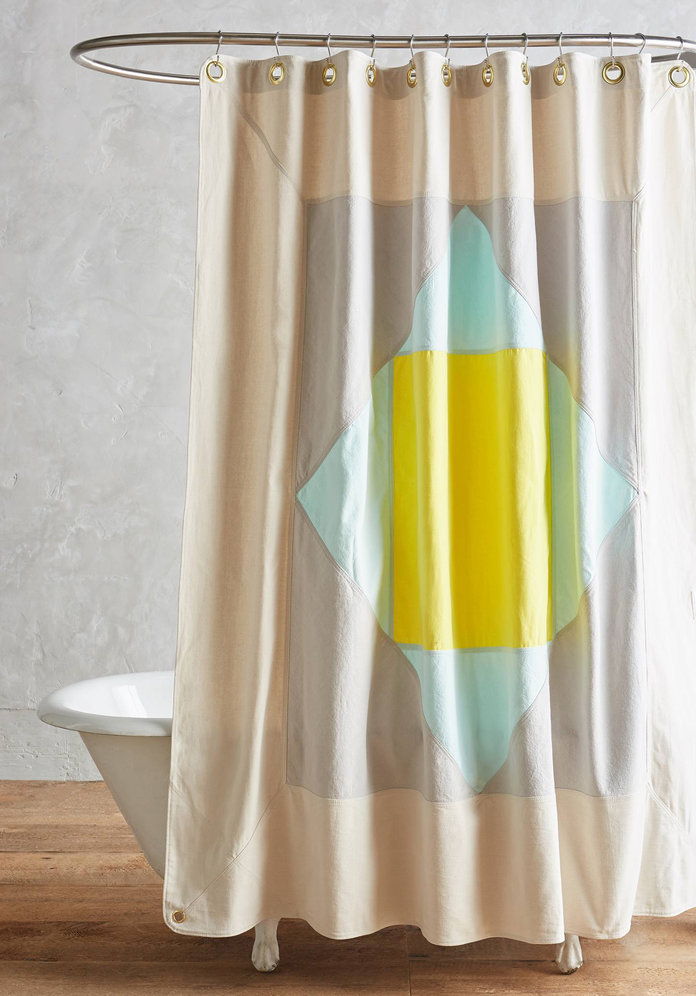 Ησυχια Town Narlai Shower Curtain 