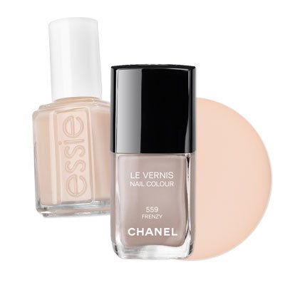 Chanel Frenzy and Essie Fed Up for a nude mani