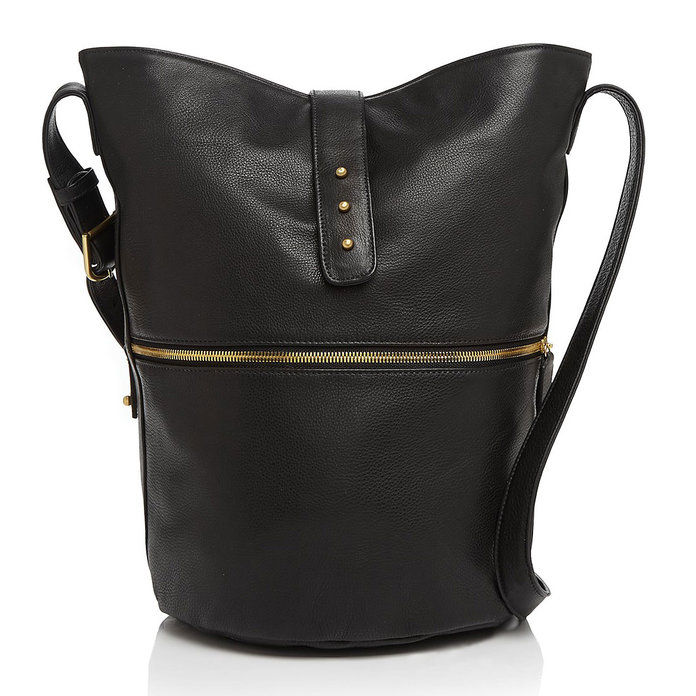 пътешественик Leather Bucket Bag 