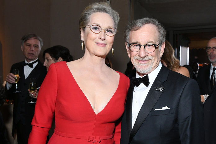 Мерил Streep and Steven Spielberg