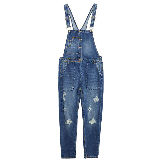 Distressed-Enough Overalls 
