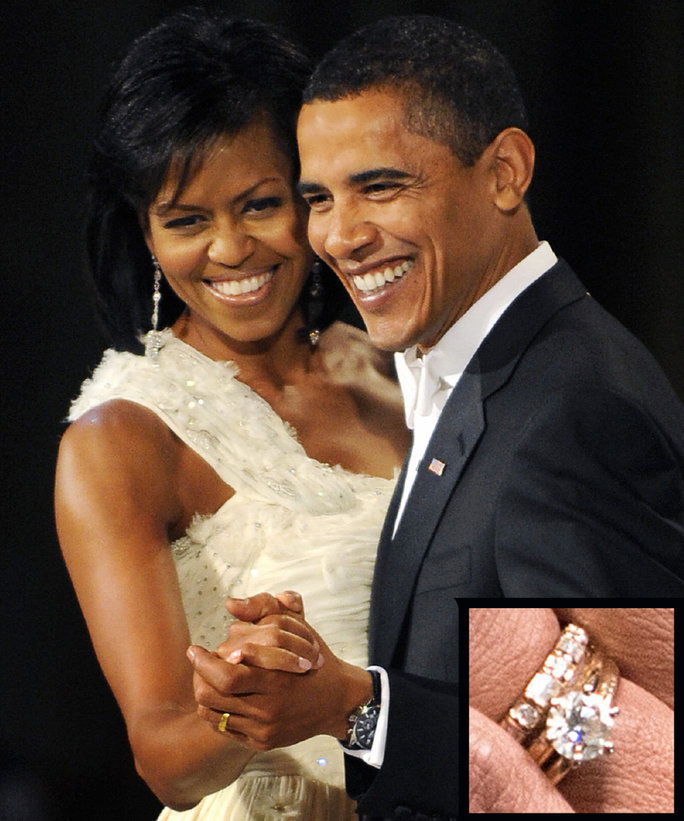Мишел and Barack Obama