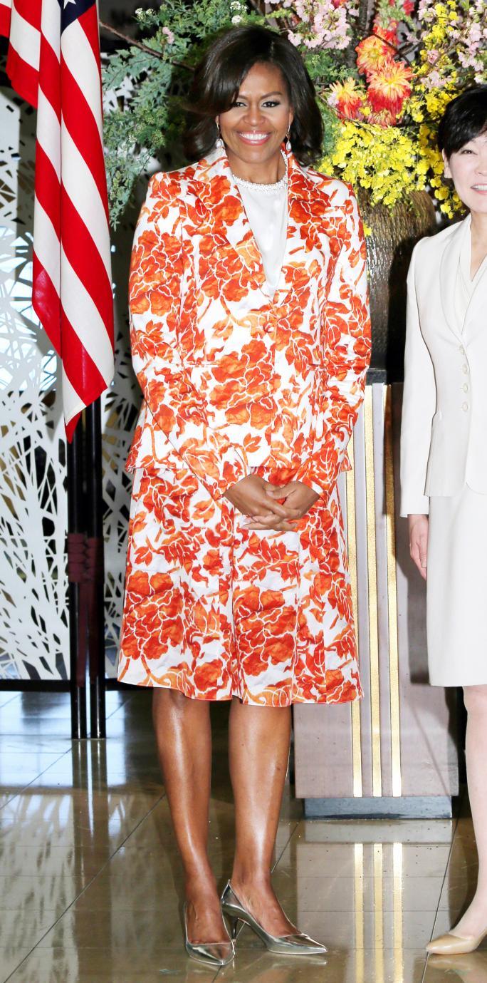 НАС. First Lady Michelle Obama Visits Japan - Day 2