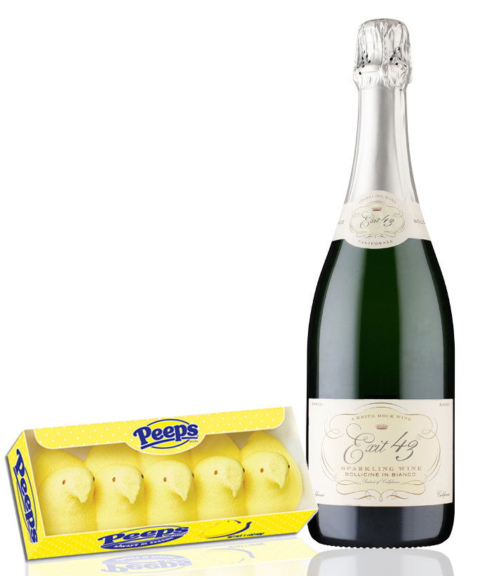 Peeps with a Prosecco-Style Wine