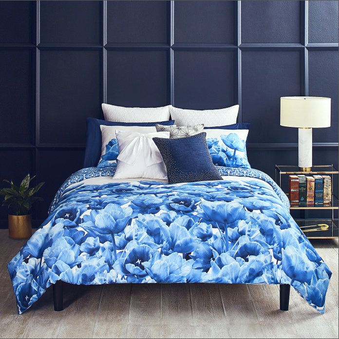 Μπλε Beauty Comforter and Sham Set