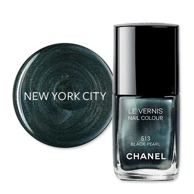 нов York City - America's Most Wanted Nail Colors - Chanel Black Pearl