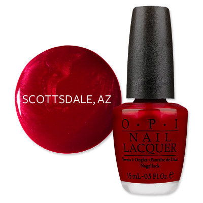 Scottsdale - America's Most Wanted Nail Colors - OPI An Affair In Red Square