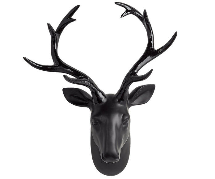 Кларк the Wall Hanging Black Stag