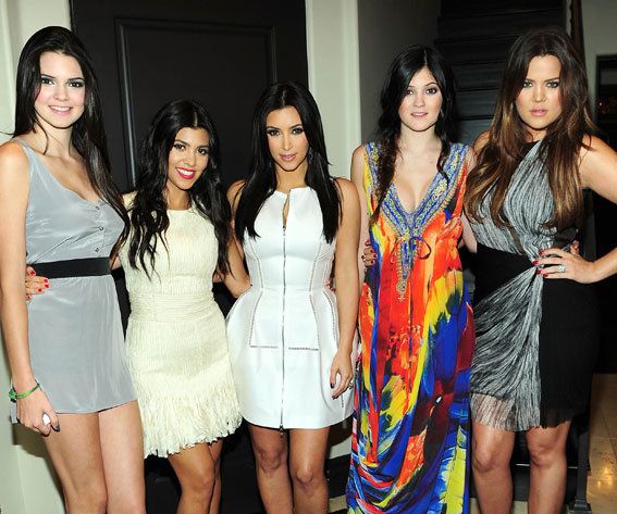Khloe, Kourtney, and Kim Kardashian and Kylie and Kendall Jenner