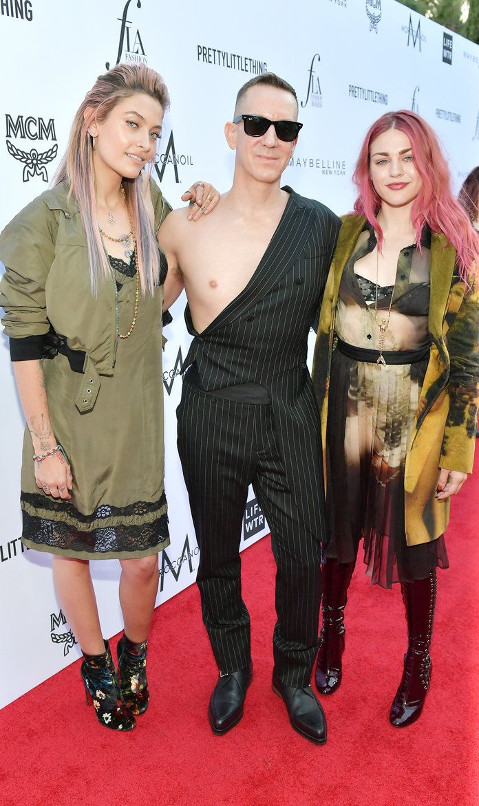 Παρίσι Jackson, Jeremy Scott, and Frances Bean Cobain Daily Front Row Fashion Awards