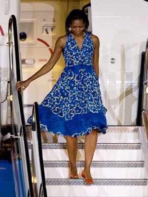 Мишел Obama in Tracy Reese and Monica Pean - Michelle Obama Style Diary