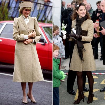 Кейт Middleton - Princess Diana - Tan - Suit