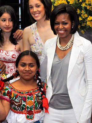 Мишел Obama Style Diary - Michelle Obama in Monica Pean