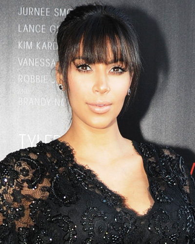 най-доброто Bangs - Kim Kardashian