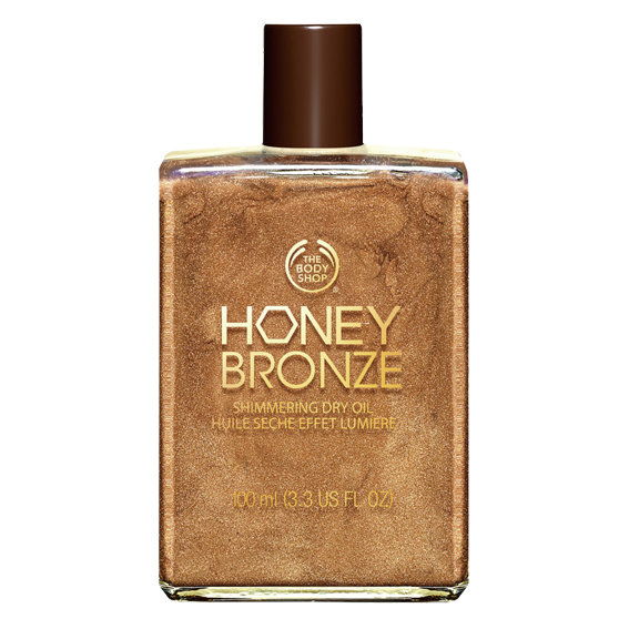 ο Body Shop Honey Bronze Shimmering Dry Oil