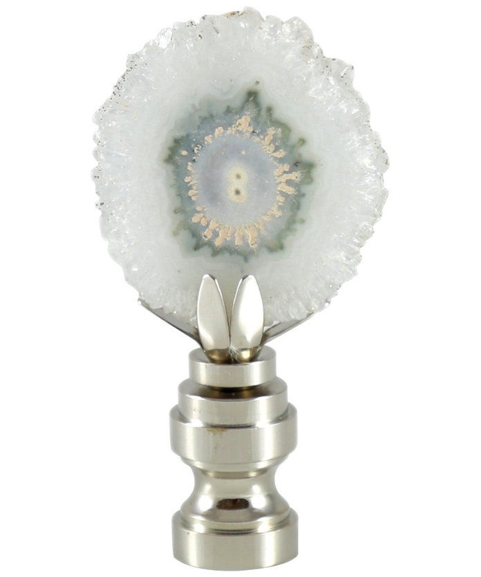 λευκό Crystal Slice Geode Lamp 