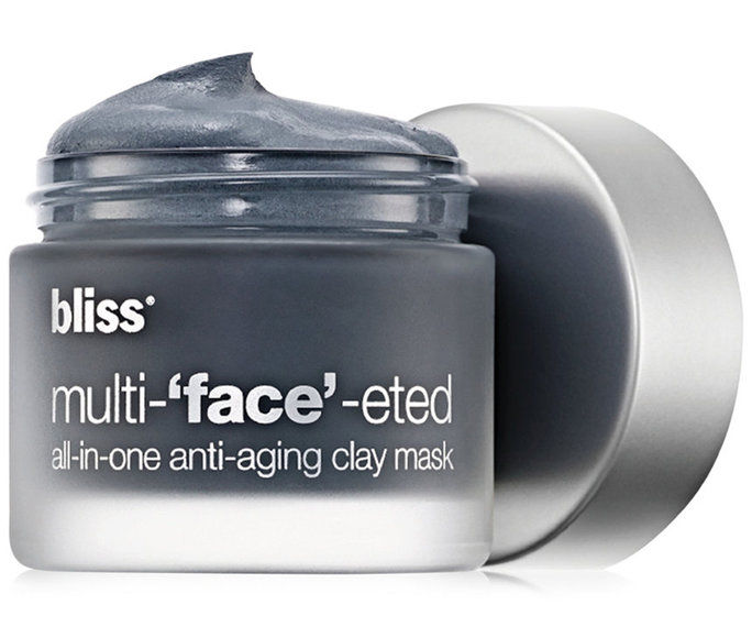 блаженство Multi-Face-Eted All-In-One Anti-Agin Clay Mask