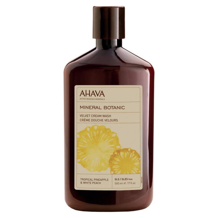 Αχάβα Tropical Pineapple & White Peach Mineral Botanic Velvet Cream Wash