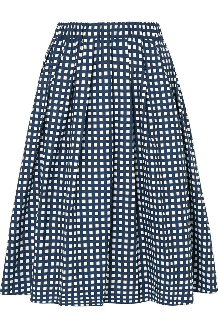 Проверени Cotton-Blend Poplin Skirt