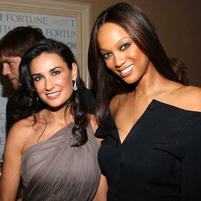 най-доброто of 2009: Top 10 Celebrity Party Playlists - Demi Moore - Tyra Banks - White House Correspondents Dinner