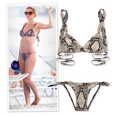 Heidi Klum - Lanvin - Shop Star Bikinis - Summer Fashion