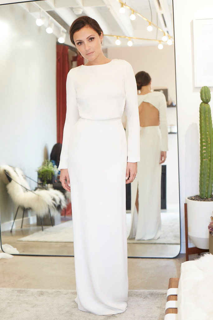 Houghton “Cheyne” gown at Loho Bride, $2,475.