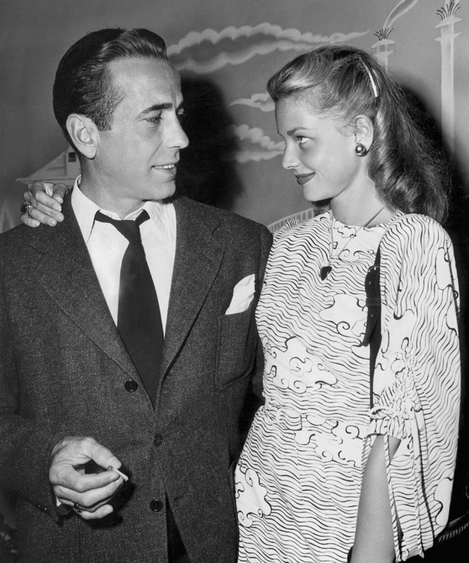 Хъмфри Bogart and Lauren Bacall