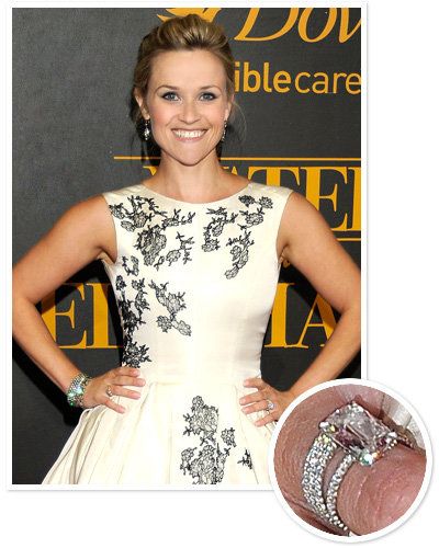 Reese Witherspoon - Ashoka Cut Diamond - engagement rings