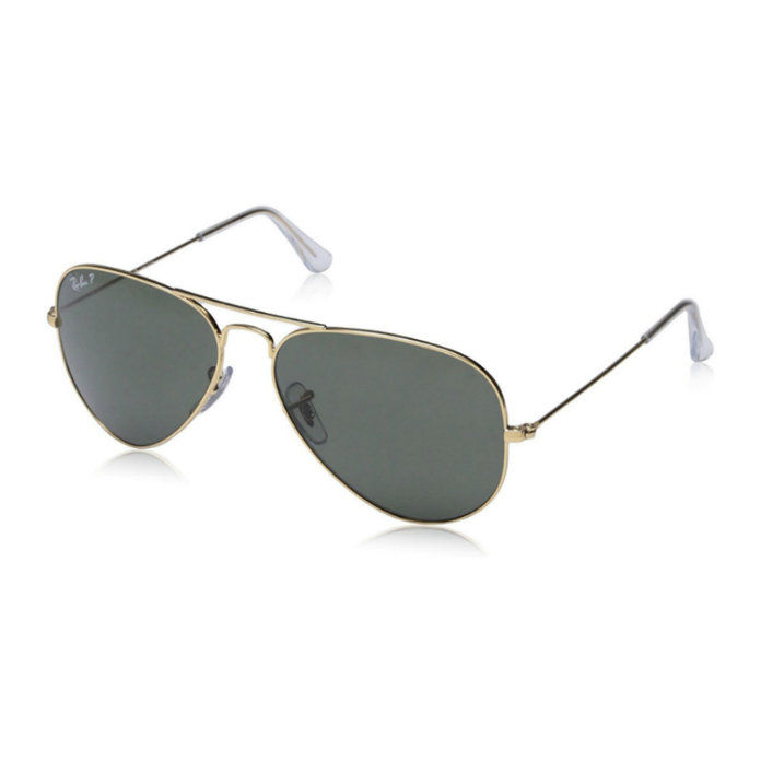 Рей Бан 3025 Aviator Large Metal Non-Mirrored Polarized Sunglasses