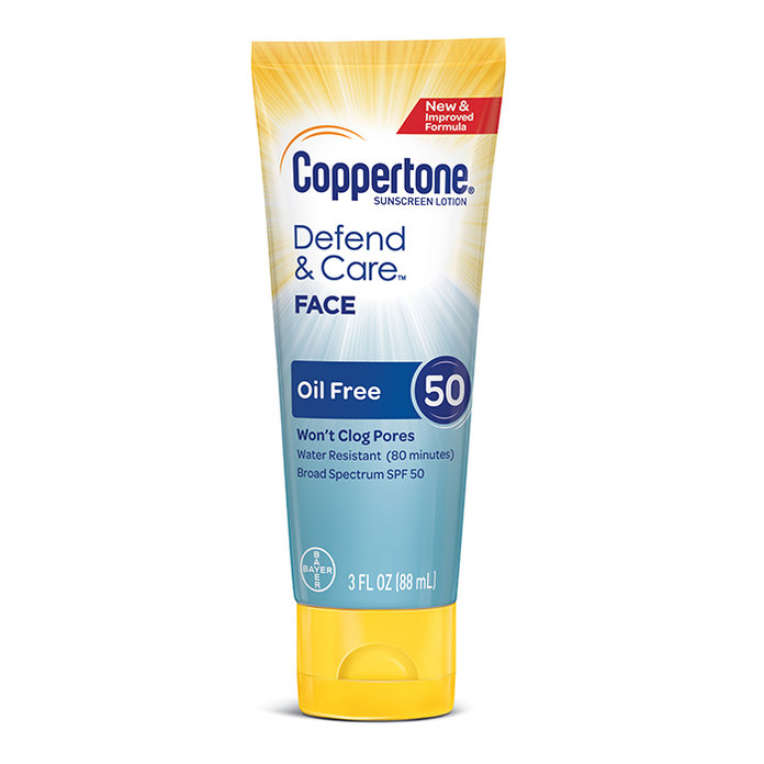 бакъреночервен Defend & Care Oil Free Sunscreen Face Lotion SPF 50 