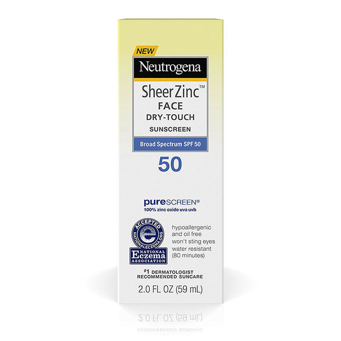 Neutrogena Sheer Zinc Sunscreen Face Lotion