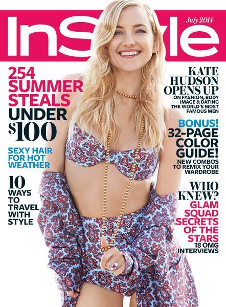 Кейт Hudson Instyle Cover July 2014