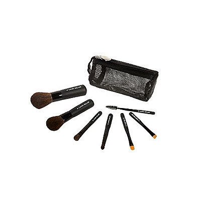 Лора Geller Makeup Brush 7-piece Set with Travel Bag